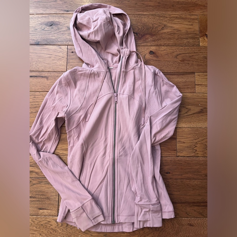 lululemon athletica Dusty Pink Zip Hoodie